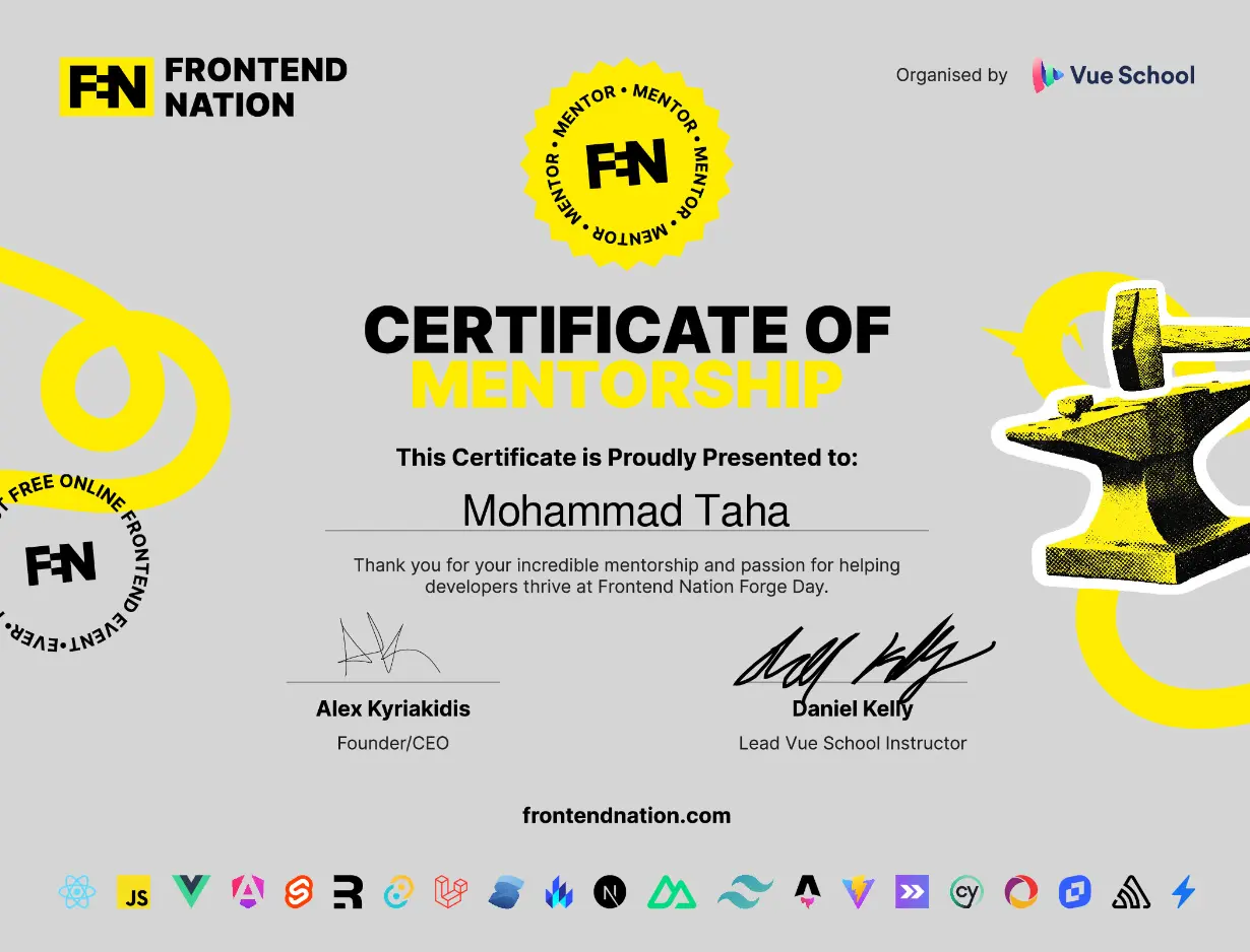 Mentor - Frontend Nation